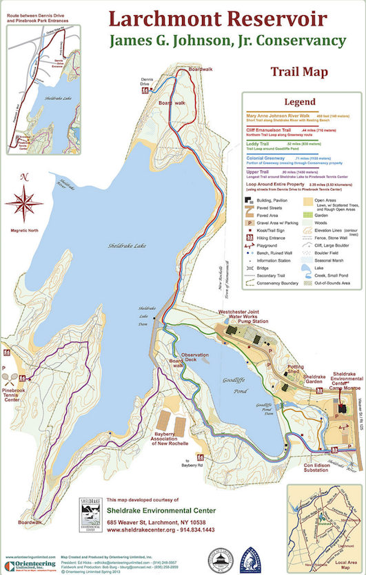 sheldrake trail map mini